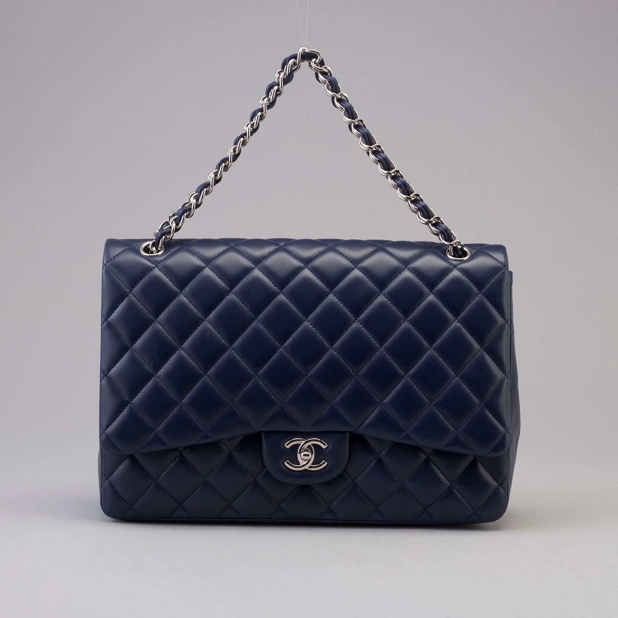 VÄSKA, "Jumbo Single Flap Bag", Chanel, 2009-2010.