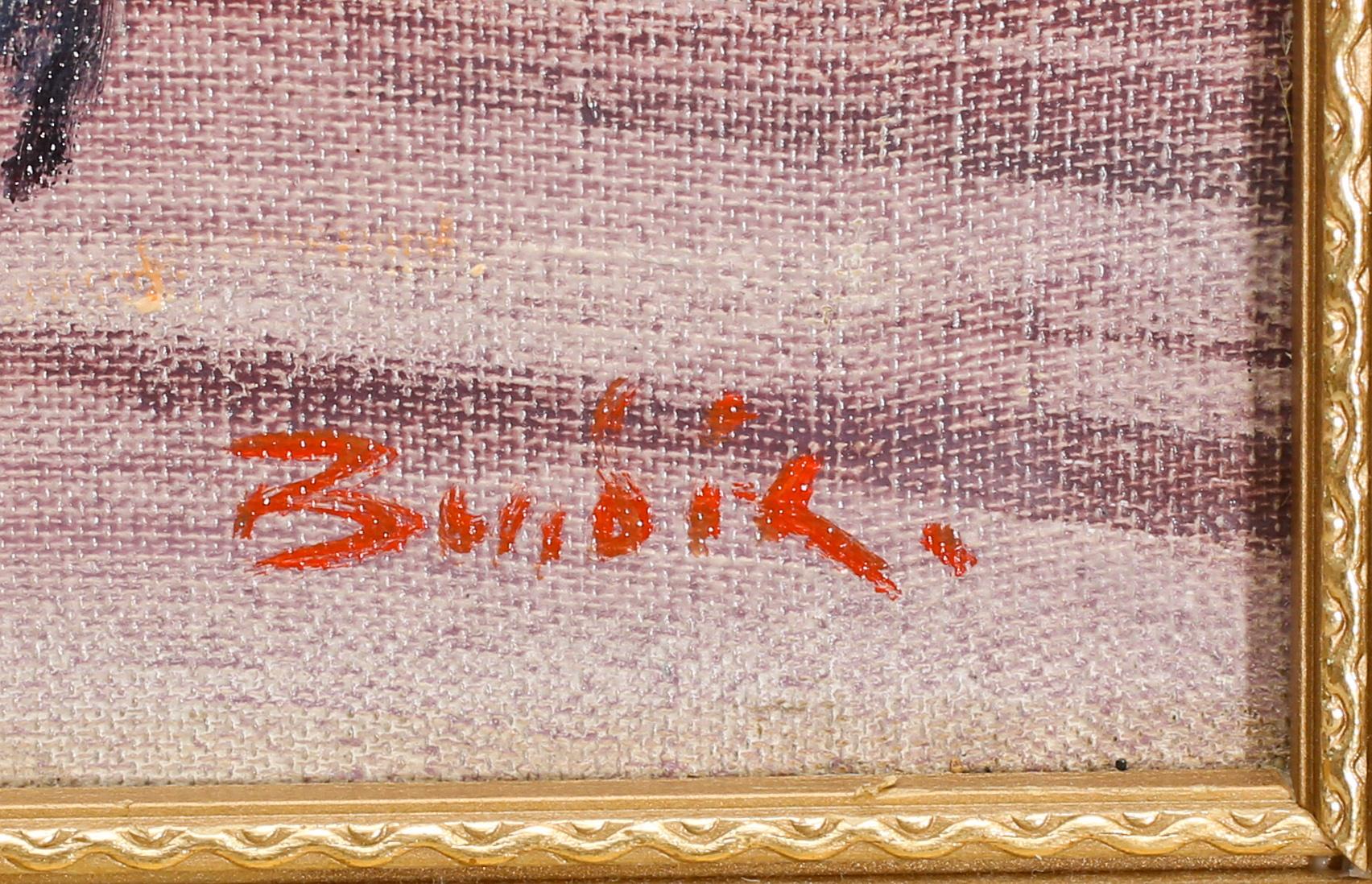 HANS BENDIX, olja på duk, signerad.