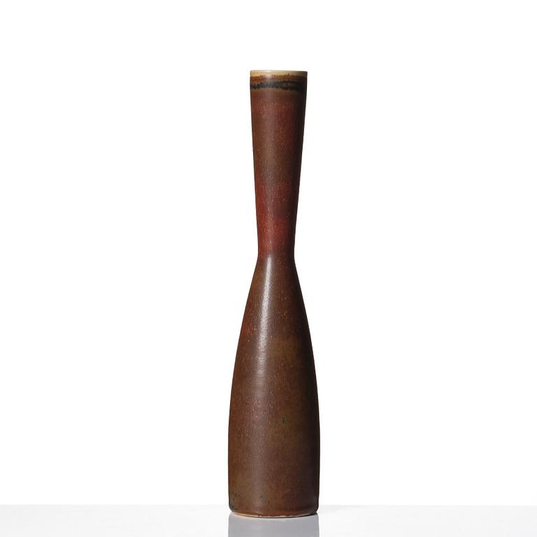 Carl-Harry Stålhane, a unique stoneware vase, Rörstrand, Sweden 1959.