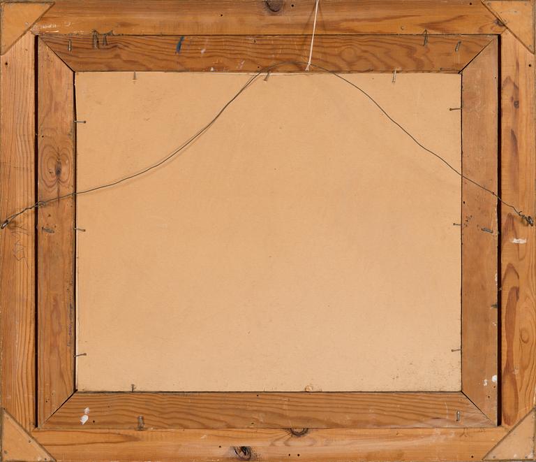 Yngve Bäck, oil on paper, signed and dated 1939.