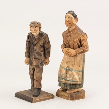 CARL OLOF TRYGG OCH CARL JOHAN TRYGG, probably, 2 sculptures.