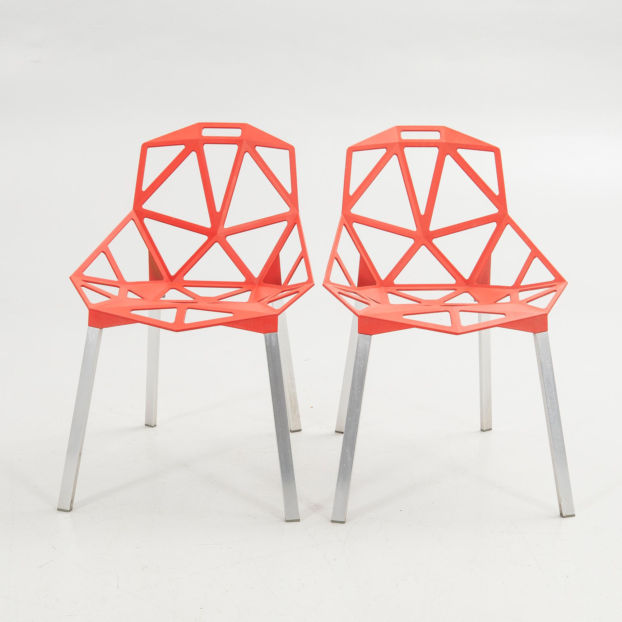 Konstantin Grcic, stolar, ett par, "Chair one", Magis, 2000-tal.