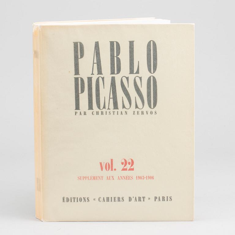 BOOK, Christian Zervos, "Pablo Picasso vol 22. Supplément aux années 1903-1906", Edition Cahier d'Art, Paris 1970.