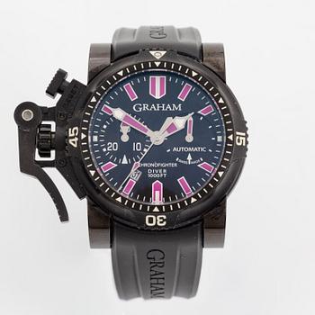 Graham, Chronofighter Oversize, Diver, chronograph, wristwatch, 47 mm.