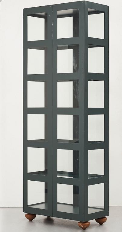 Johanna Lagercrantz, a green lacquered "Parad" cabinet for Lammhults Möbel AB, Sweden, executed in an edition of 55 examples, post 1989.