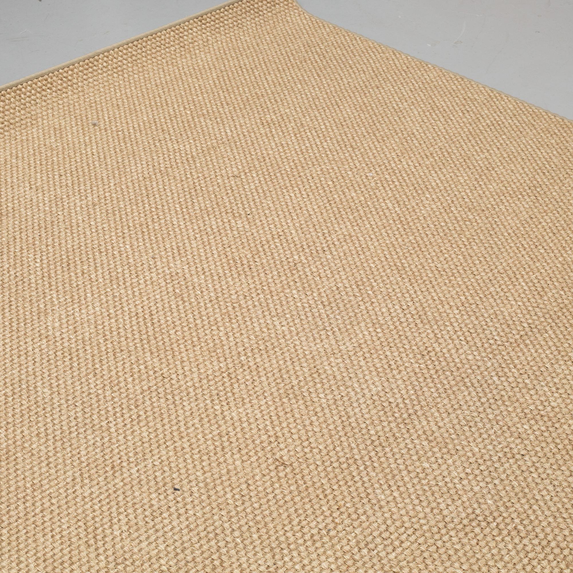 A CARPET, sisal, ca 248 x 249 cm.