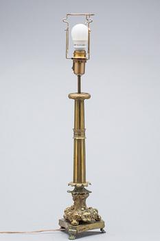 BORDSLAMPA, empirestil. 1800-tal.