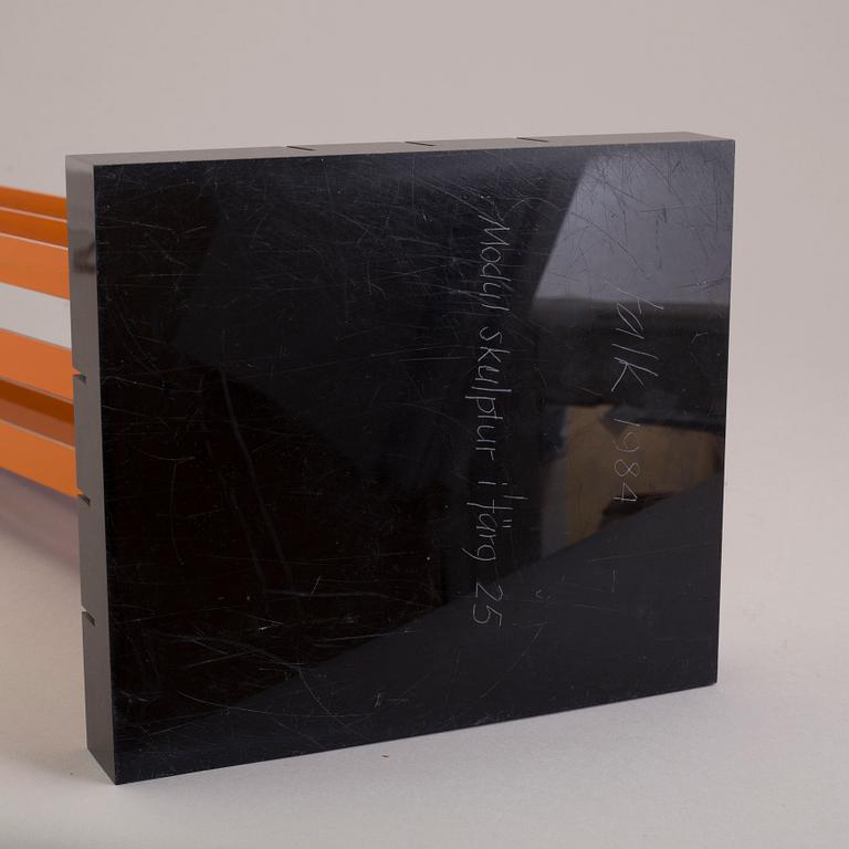 Lars-Erik Falk, 'Modul skulptur i färg 25'.