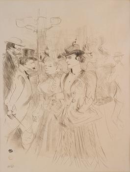 Henri de Toulouse-Lautrec, 'Promenoir'.