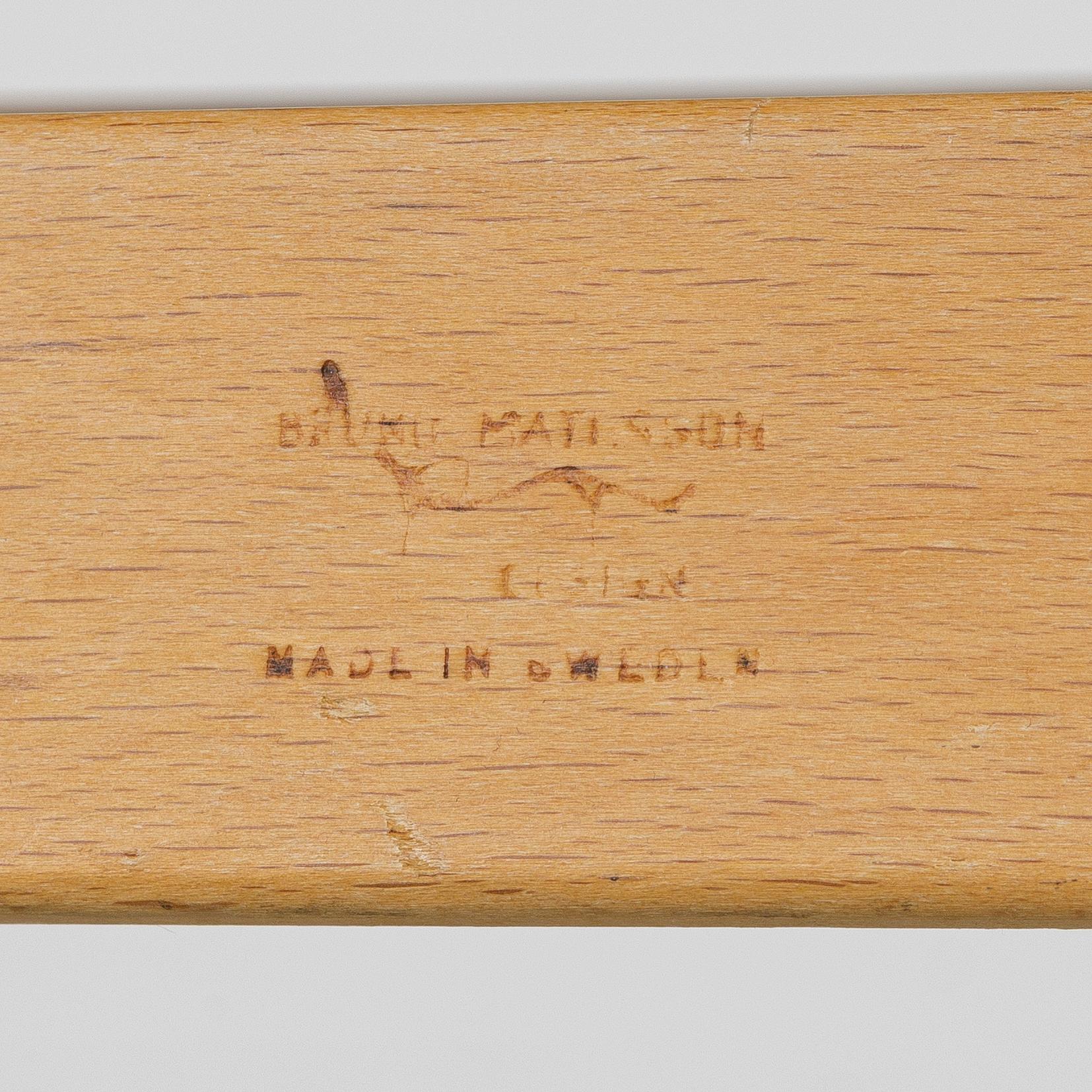 Bruno Mathsson, Armchair, "Eva", Firma Karl Mathsson, Värnamo, Sweden 1972.