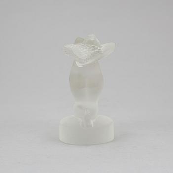 FIGURIN, glas, Lalique, Frankrike, 1900-talets andra hälft.