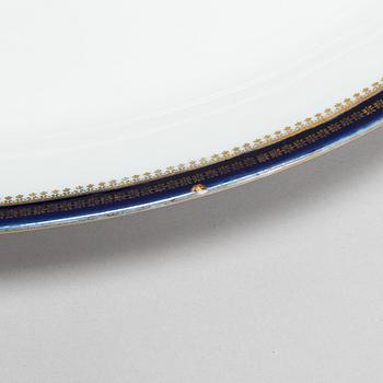 Dinner ware, porcelain, 57 pcs, Kuznetsov, Dmitrov factory, Russia 1894-1917.