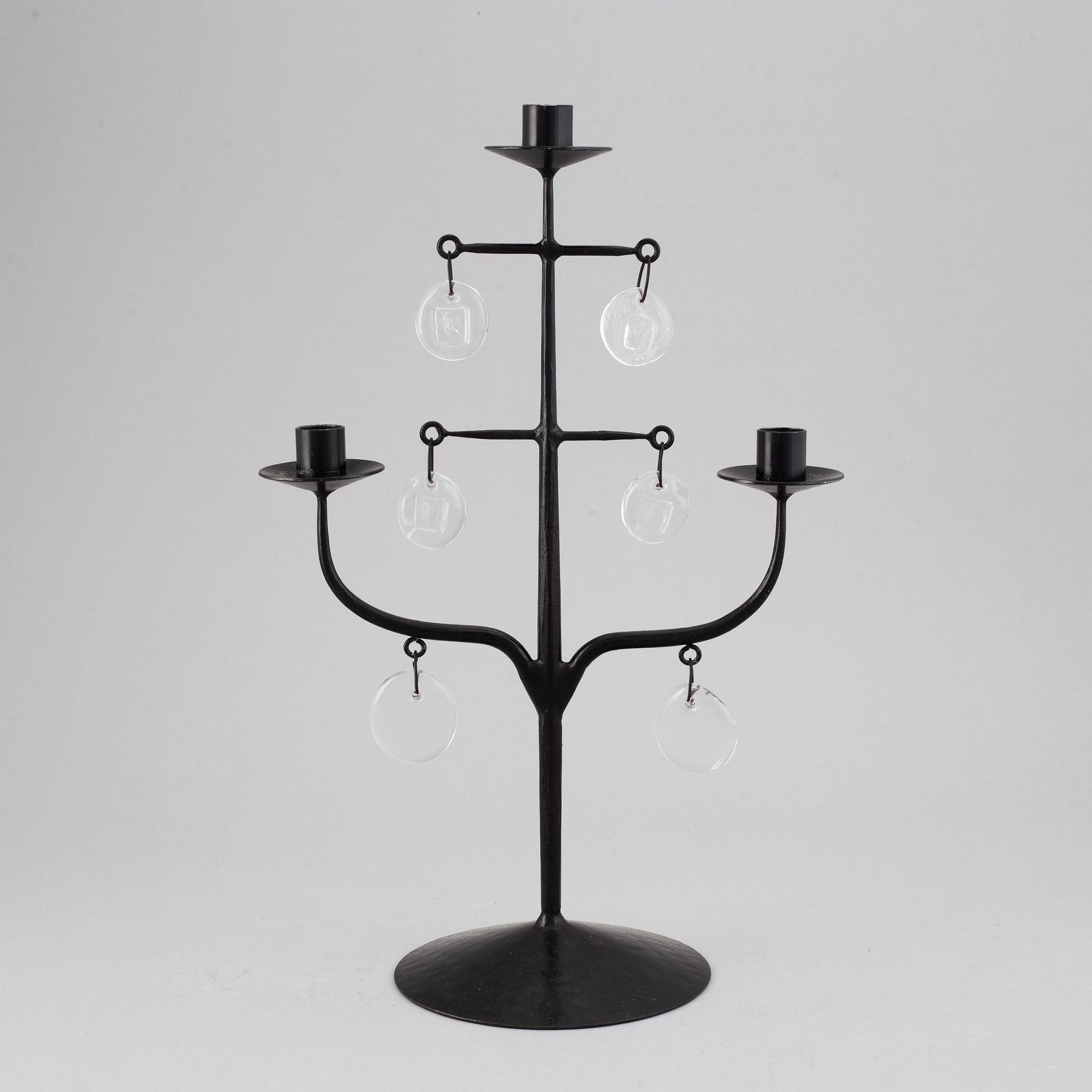 Erik Höglund, kandelaber Boda Smide 1900-talets andra hälft.