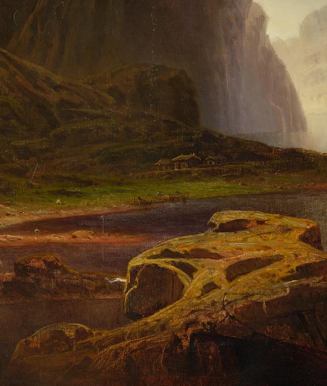 Marcus Larsson, ”Norskt landskap” (Norwegian landscape).