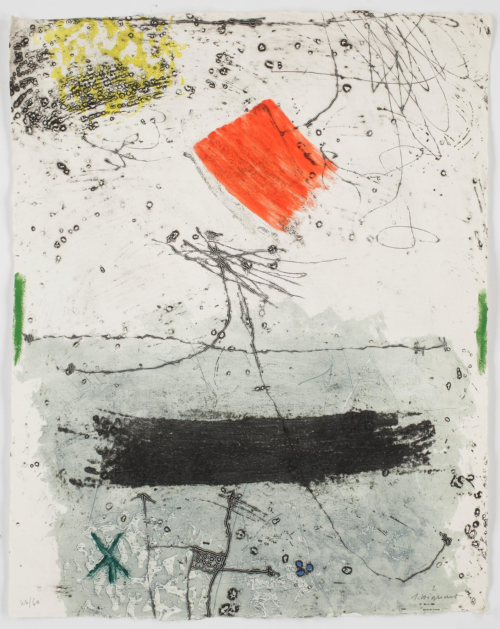 JAMES COIGNARD, mapp med 8st carborundumetsningar, signerade och numrerade 42/60.