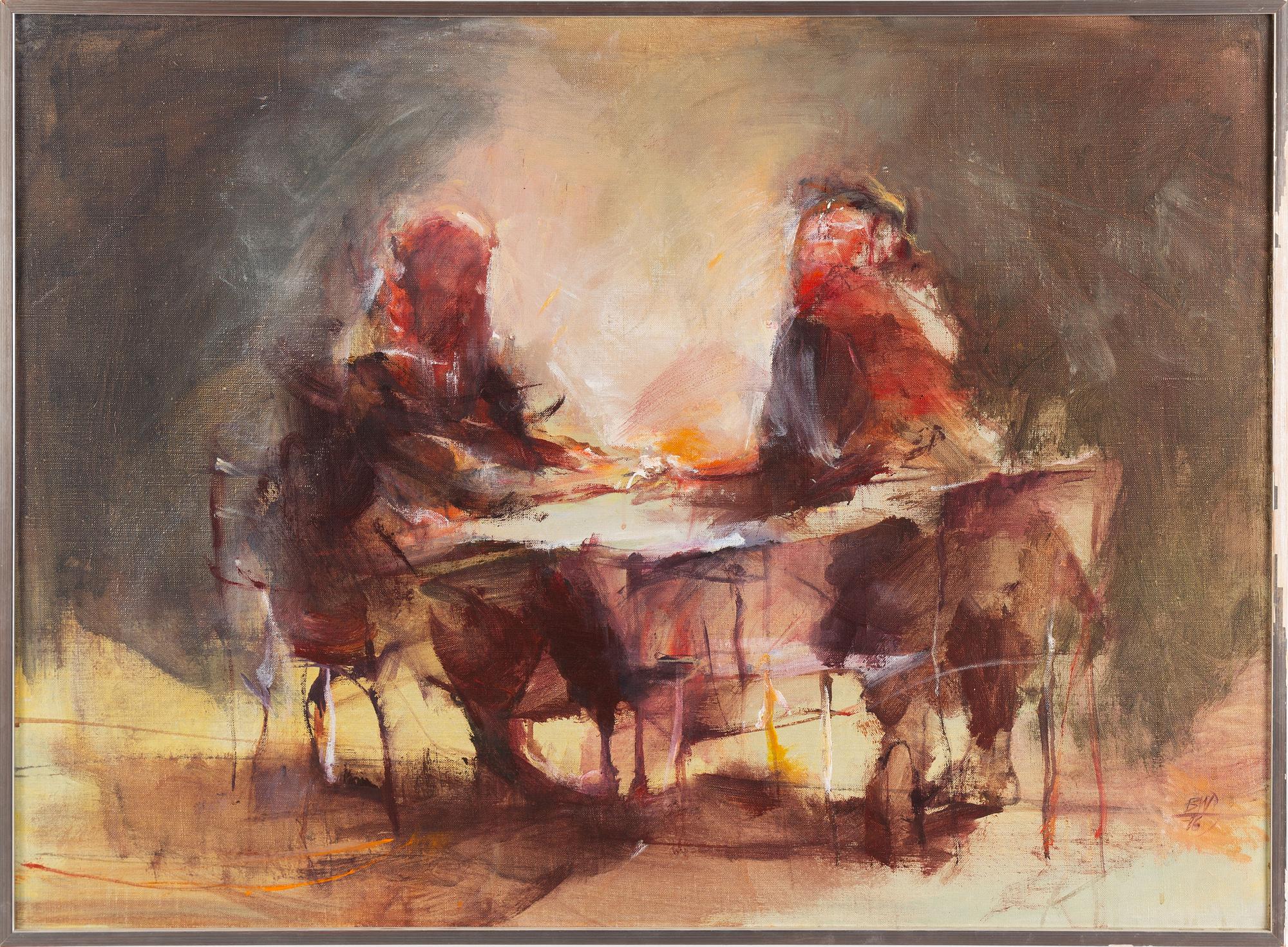 Berndt Wennström, olja på duk, signerad.