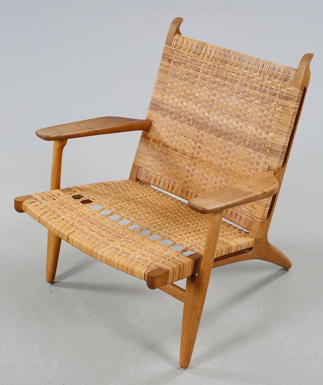 HANS J WEGNER, fåtölj, "CH-27", Carl Hansen & Son, Danmark, 1900-talets andra hälft.