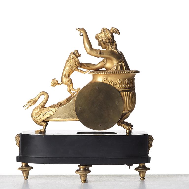 A French Empire early 19th century mantel clock.
