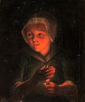 Godfried ( Godefridus) Schalken Hans art, Flicka med ljus samt pojke med glödfat.