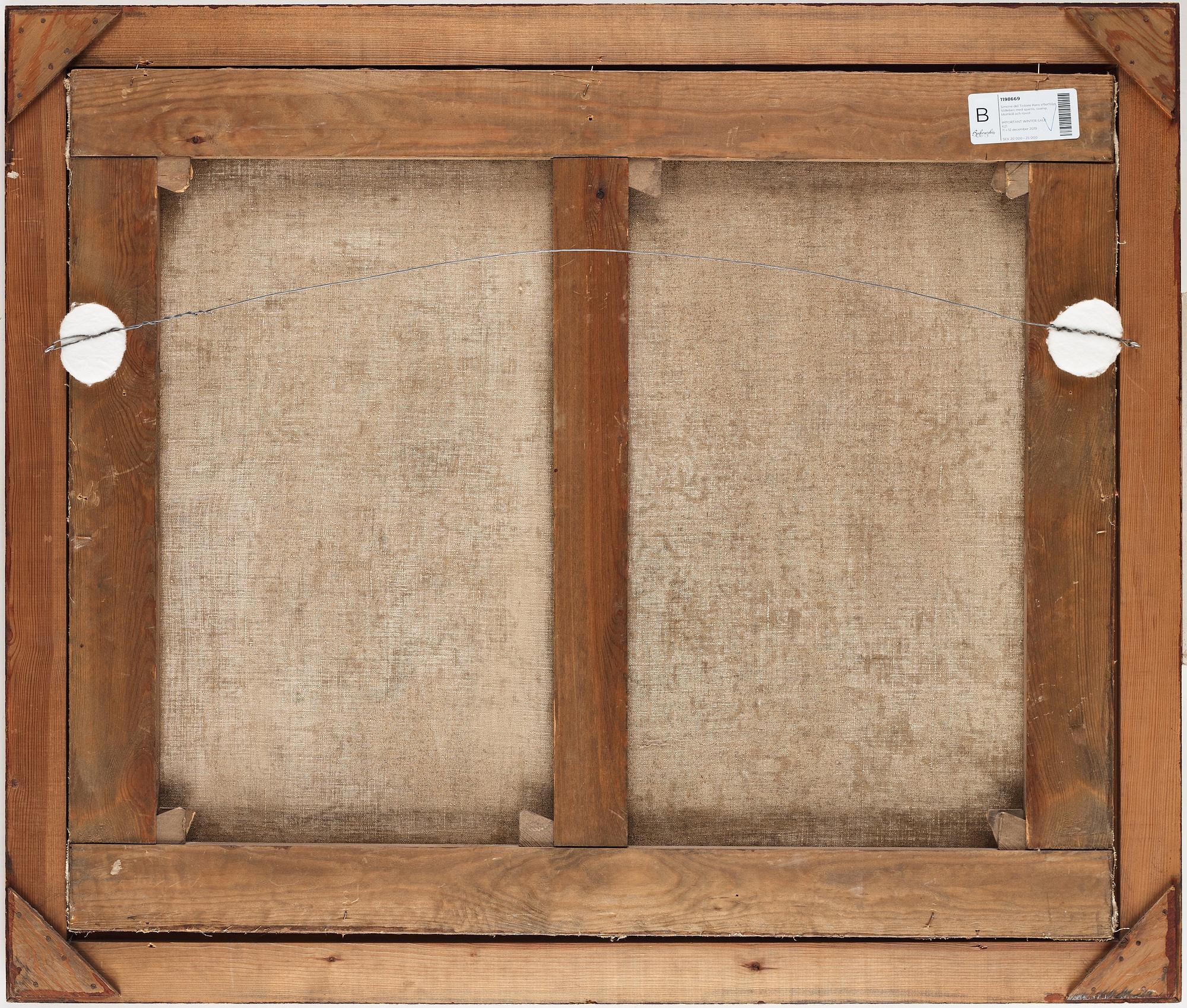 Simone del Tintore Follower of, Still life with asparagus, mushrooms, cauliflower and turnips.