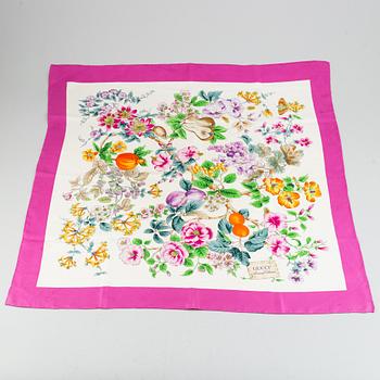 Gucci, A silk scarf.