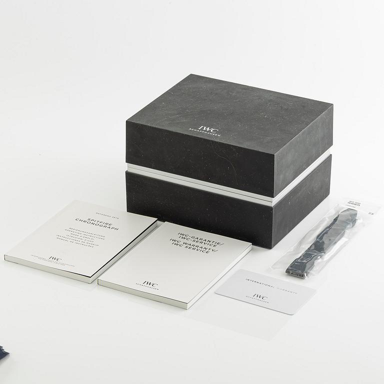 IWC, Schaffhausen, Pilot's Watch, Spitfire Chronograph, "flyback", ca 2014.