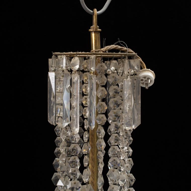 A mid 1800s chandelier.