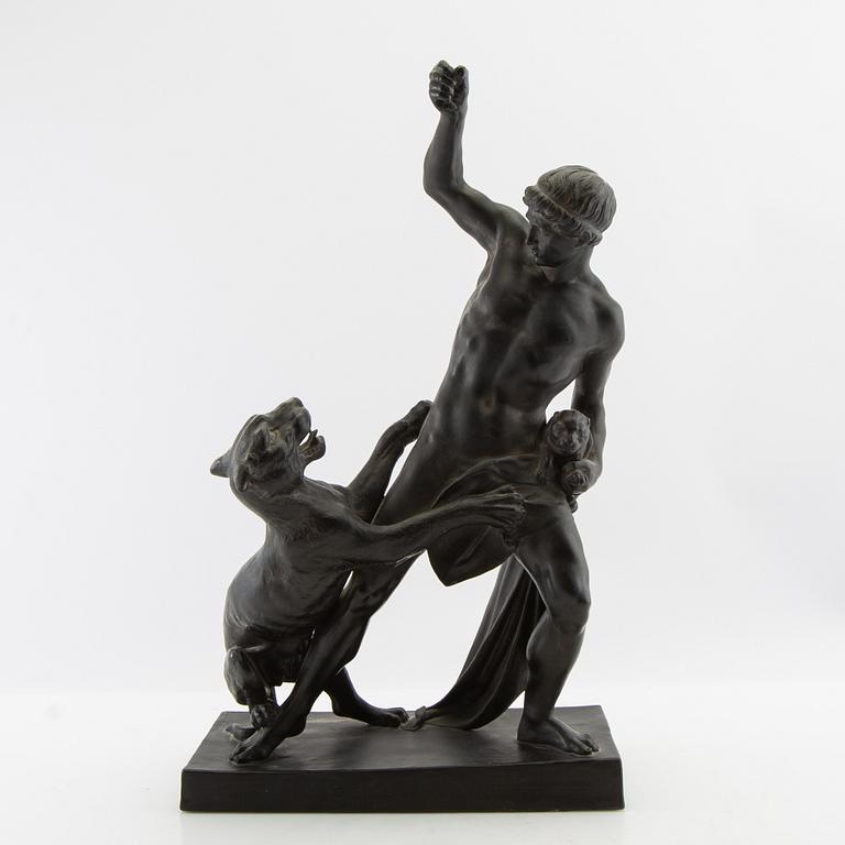 Jens Adolf Jerichau efter skulptur "Panterjägaren".