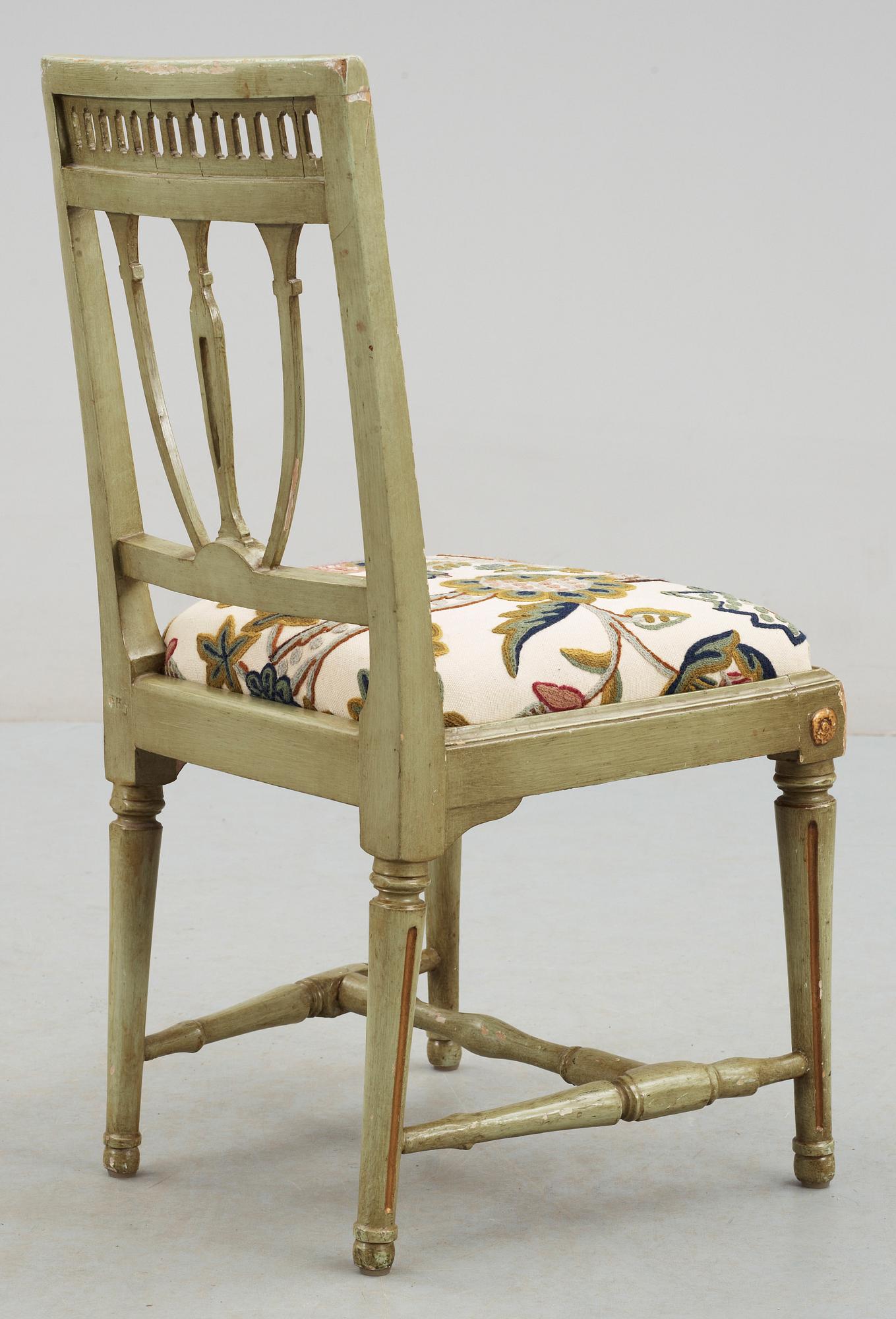 STOL, gustaviansk, 1700-talets andra hälft.