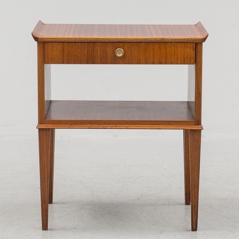 A Nordiska Kompaniet mahogany bedside table, 'Sally', 1941.