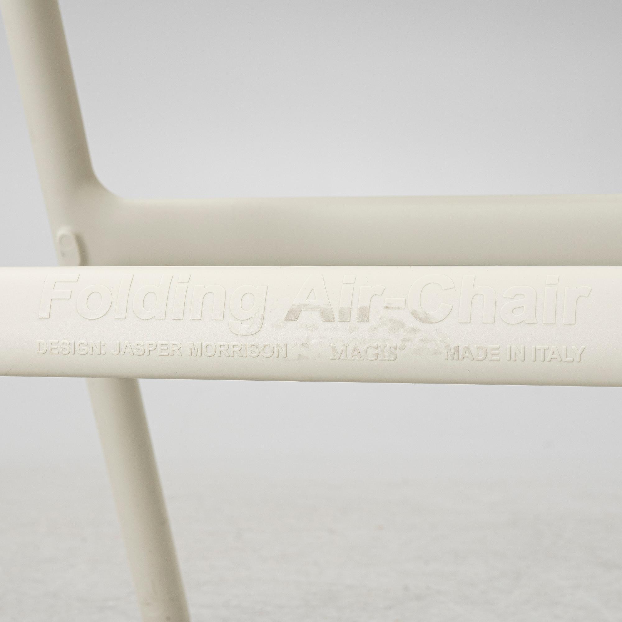 Jasper Morrison, stolar, 6 st, "Folding Air-Chair", Magis.