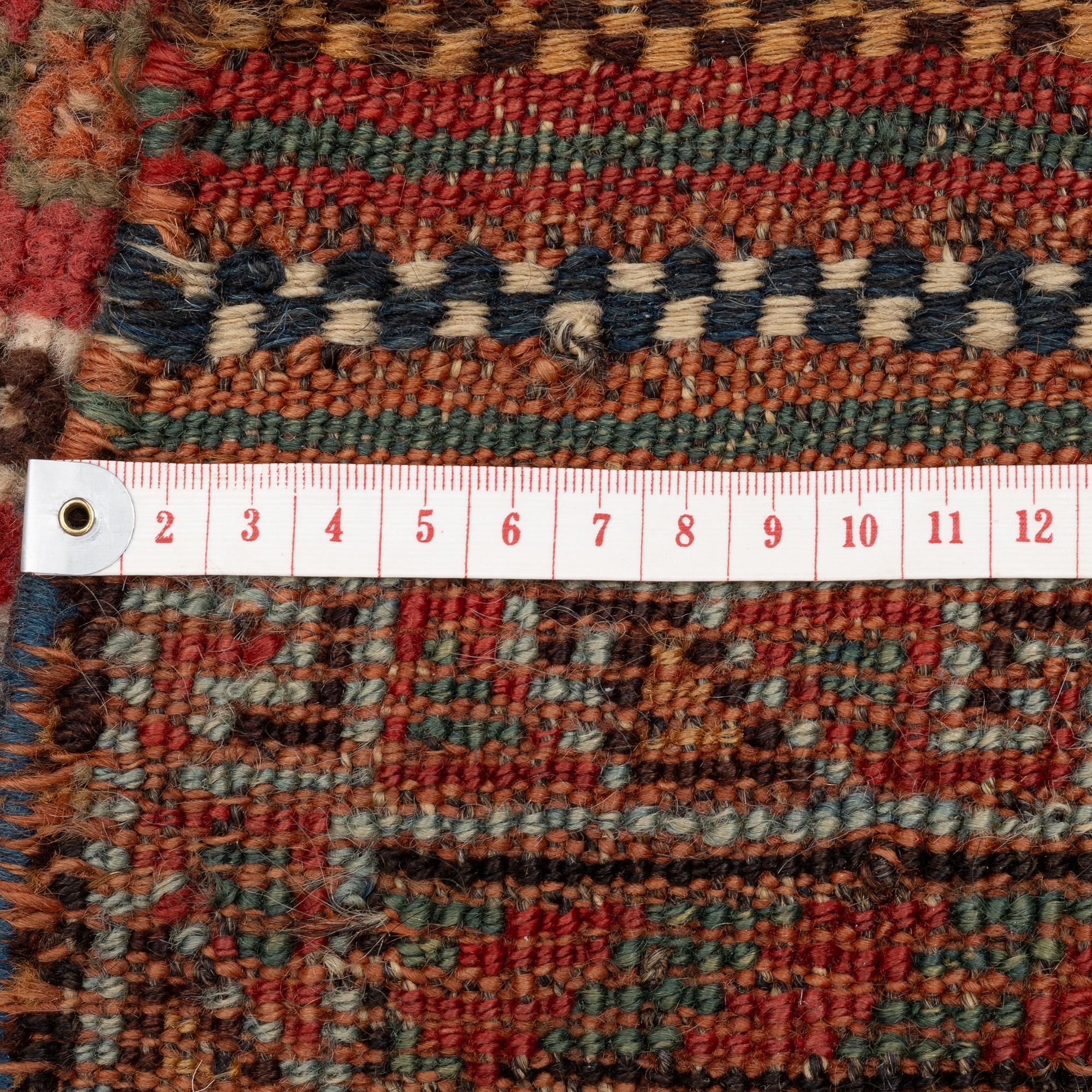 Carpet, qashqai, approx. 230 x 130 cm, antique.