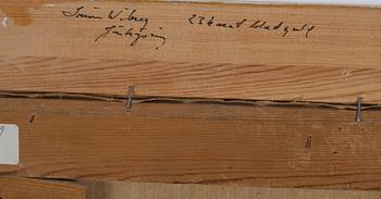 Edvin Ollers, Coastal Landscape with Sailing Boats.