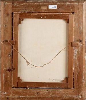 JOHAN OSKAR CANTZLER, olja på duk, sign o dat 1880.