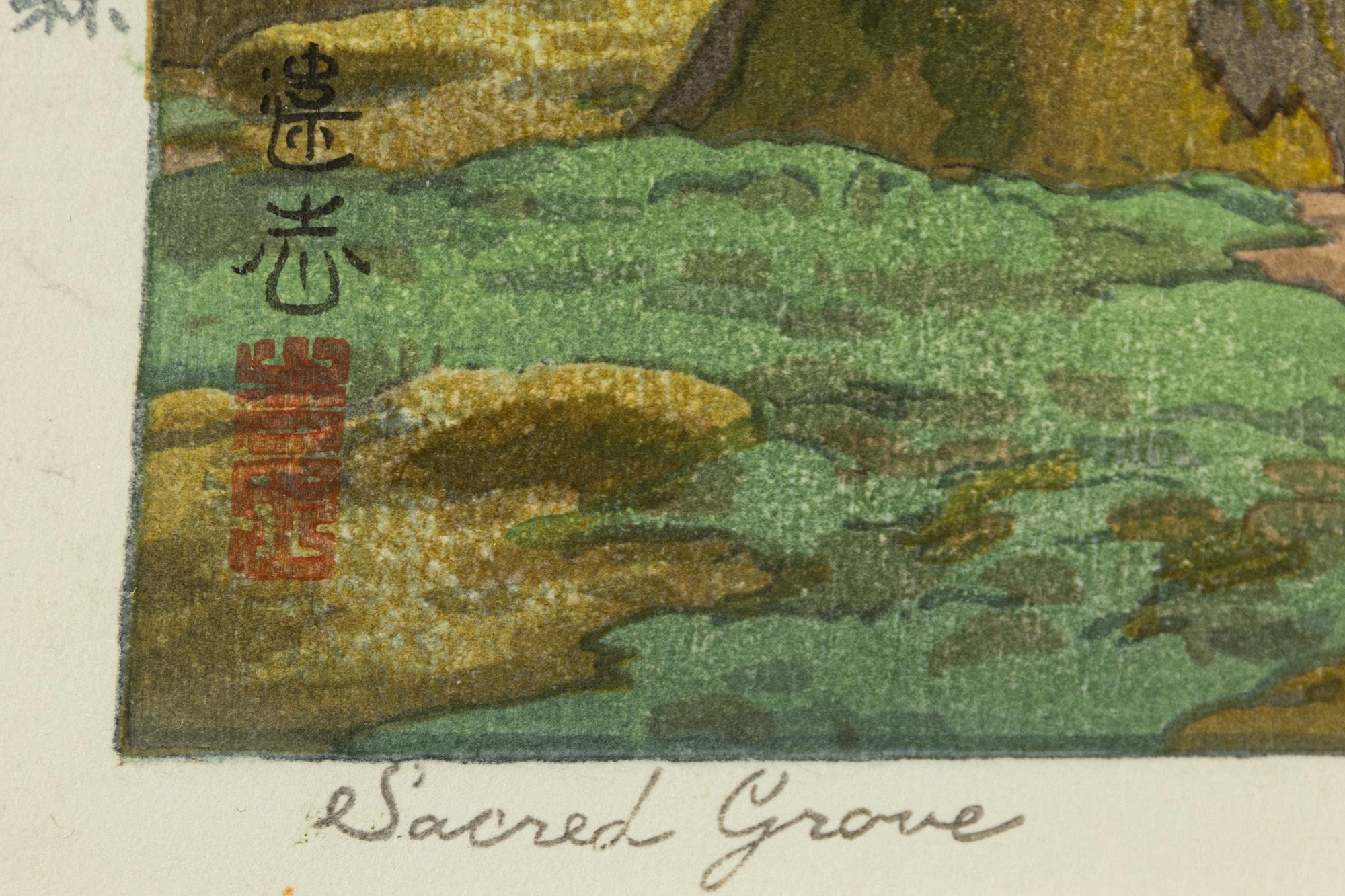 TOSHI YOSHIDA, 'Sacred Grove'.