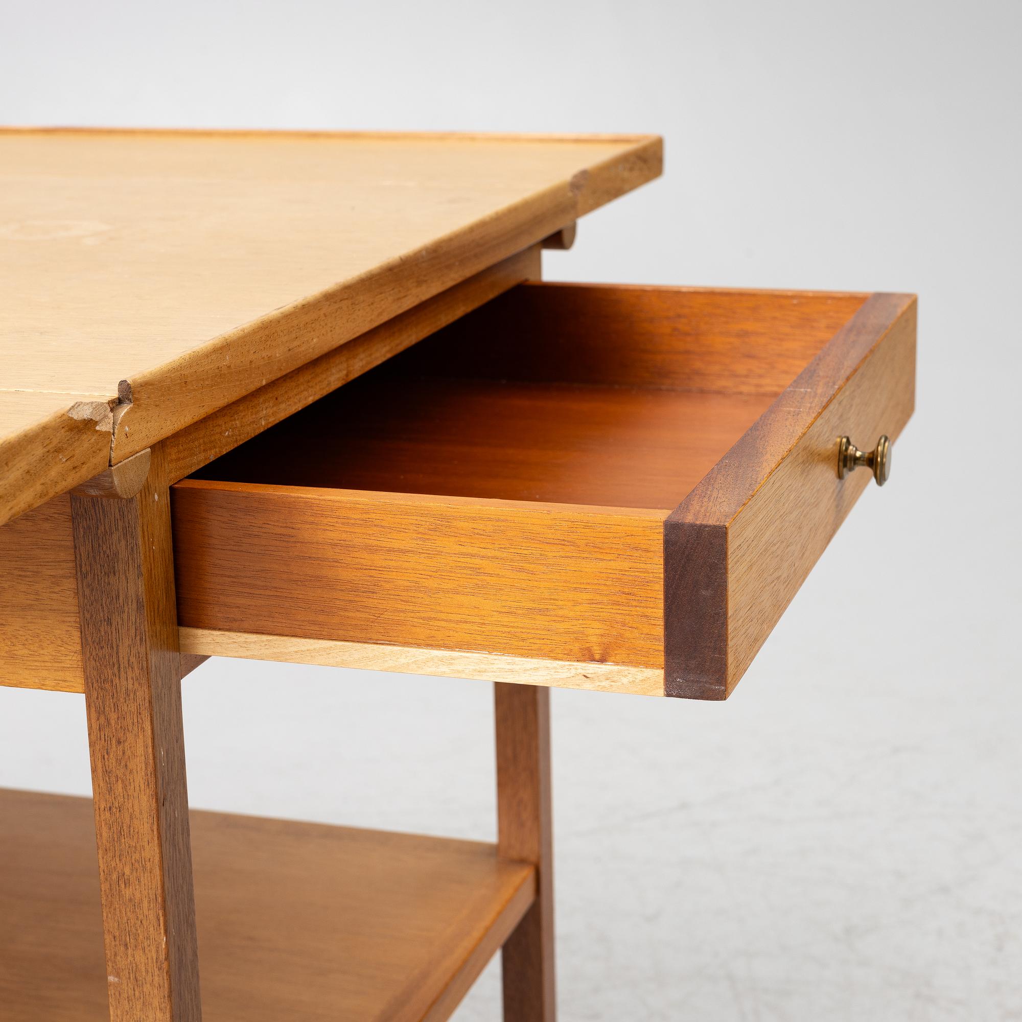 Josef Frank, serveringsvagn, modell "756", Firma Svenskt Tenn, efter 1985.
