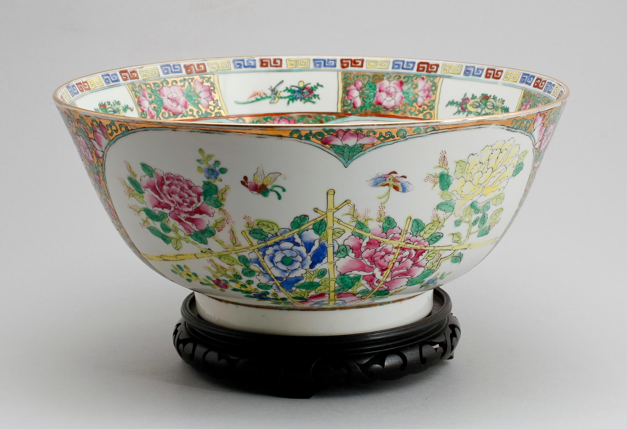 SKÅL, porslin, Kina, 1900-tal.