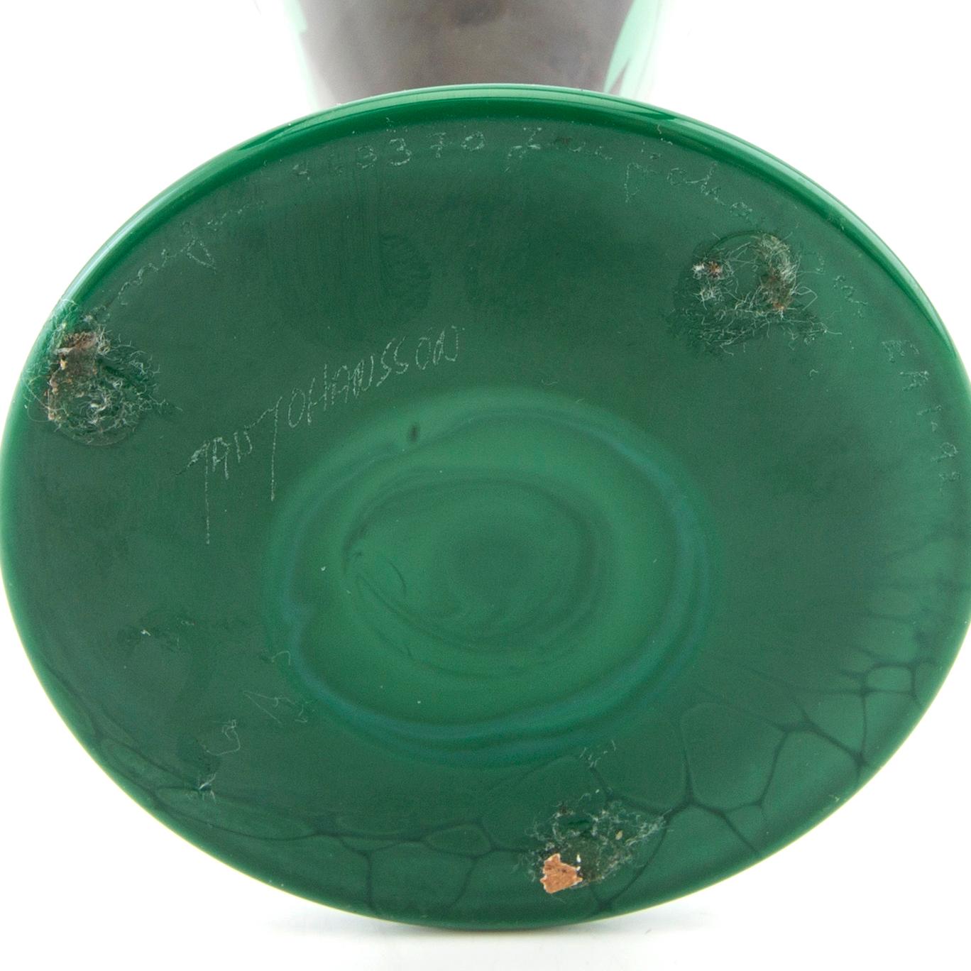 Jan Johansson, goblet, Graal, signed and dated Orrefors.