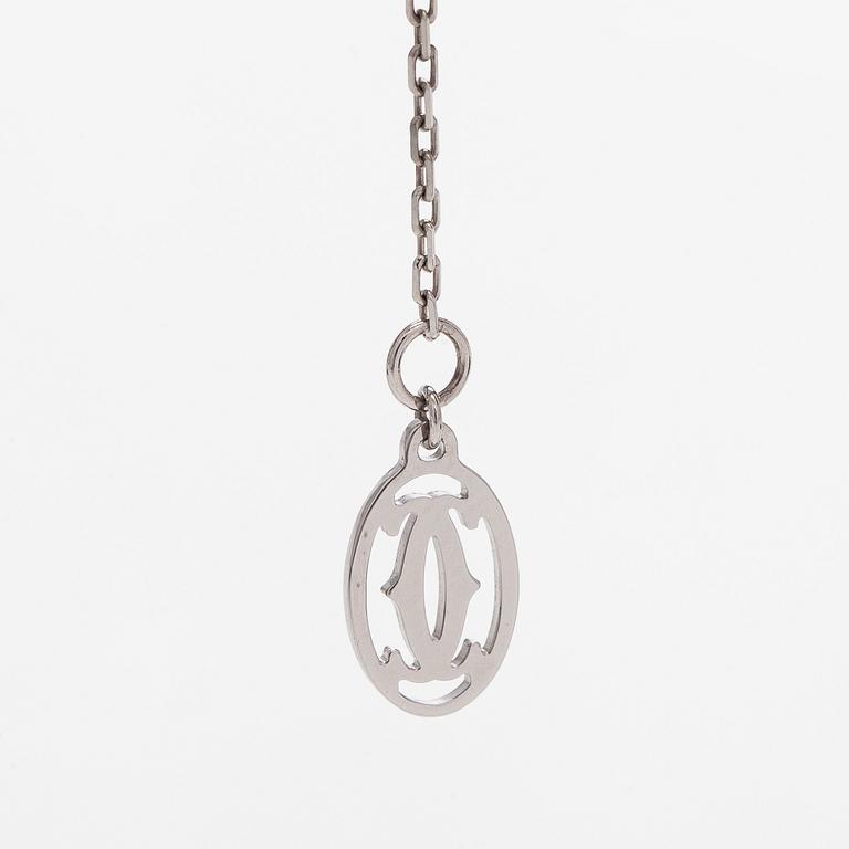 Cartier, kaulakoru, "d'Amour", 18K valkokultaa ja briljanttihiottu timantti.