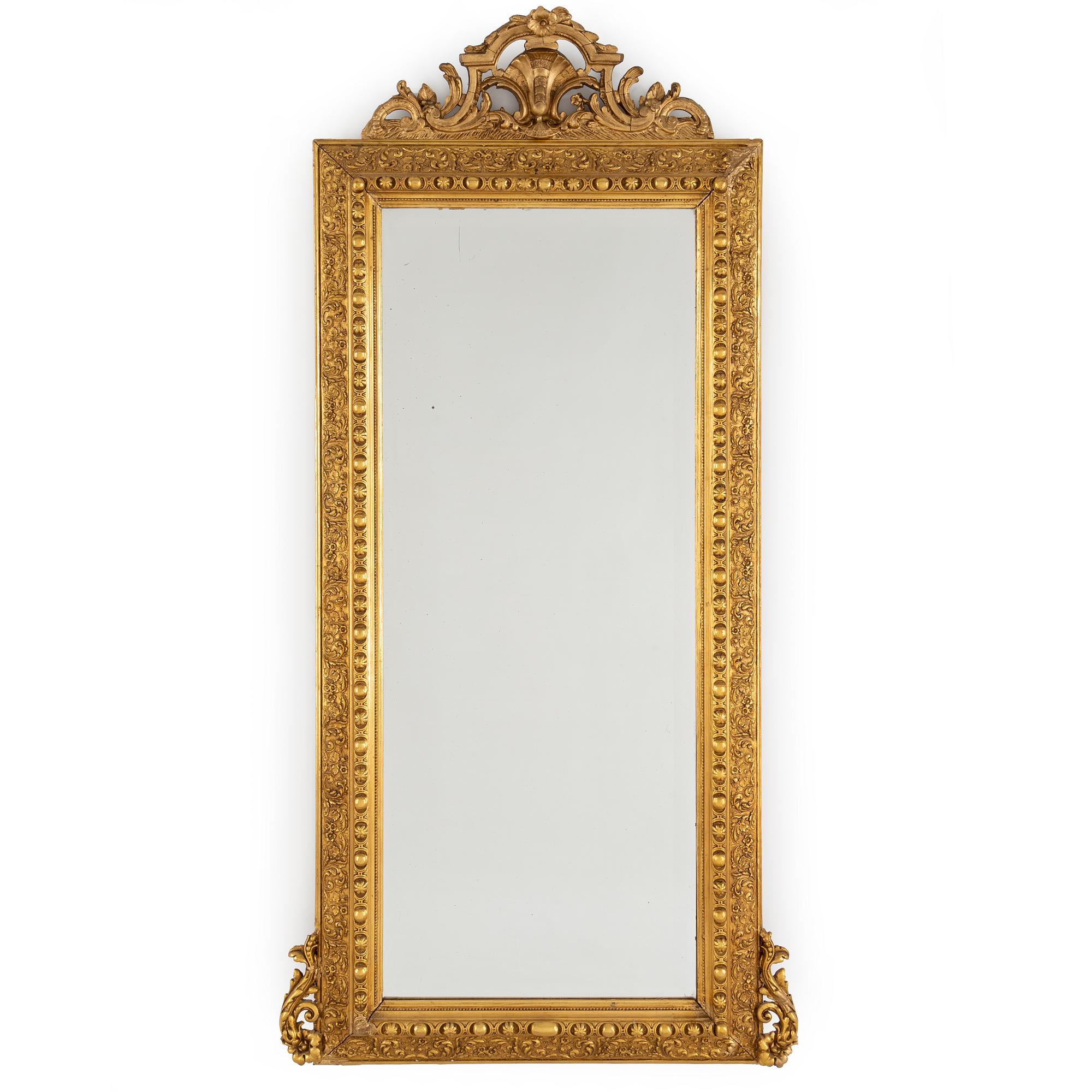 A late 19th century mirror.