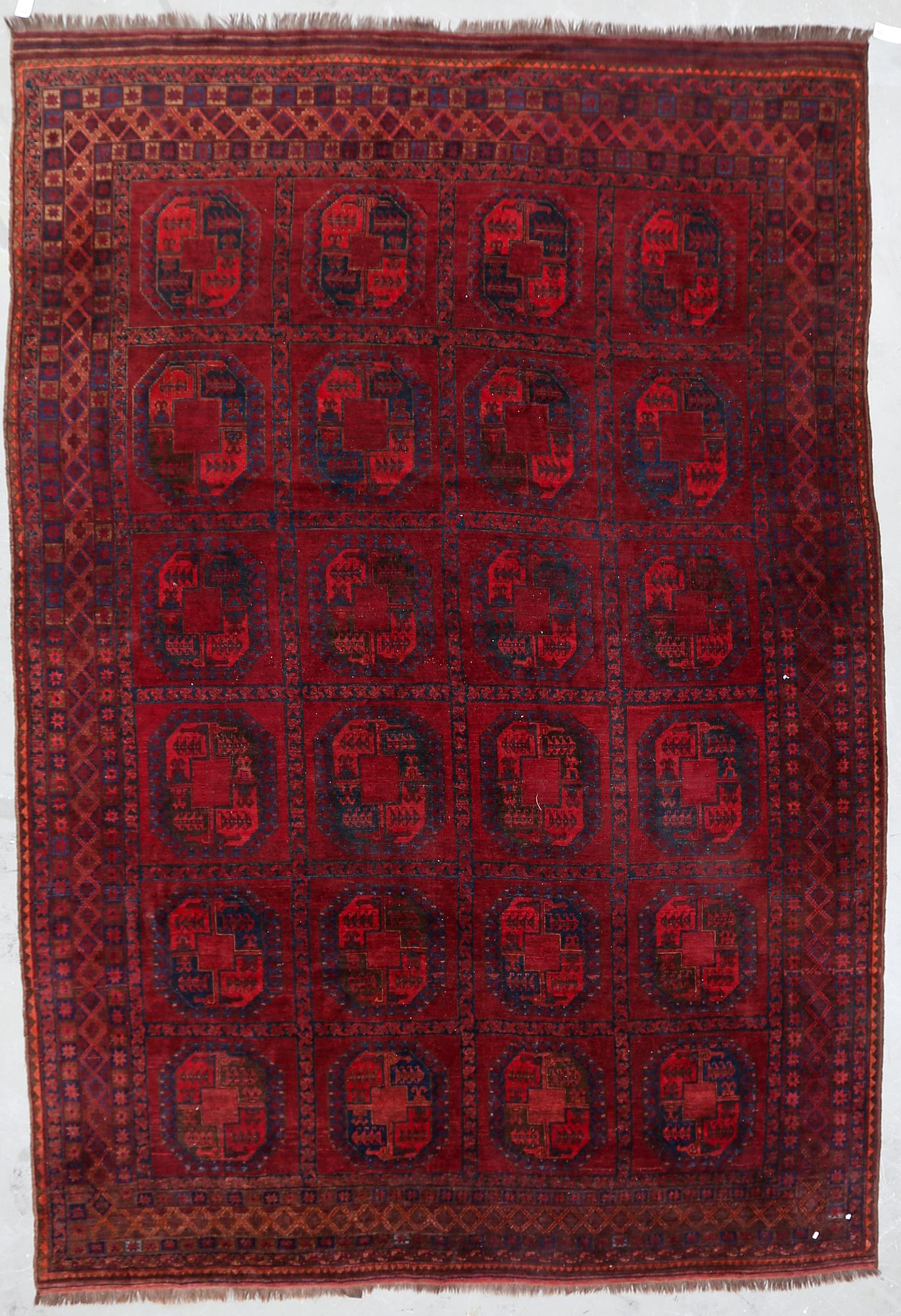 MATTA, semiantik/old Ersari. Ca 405x280 cm.