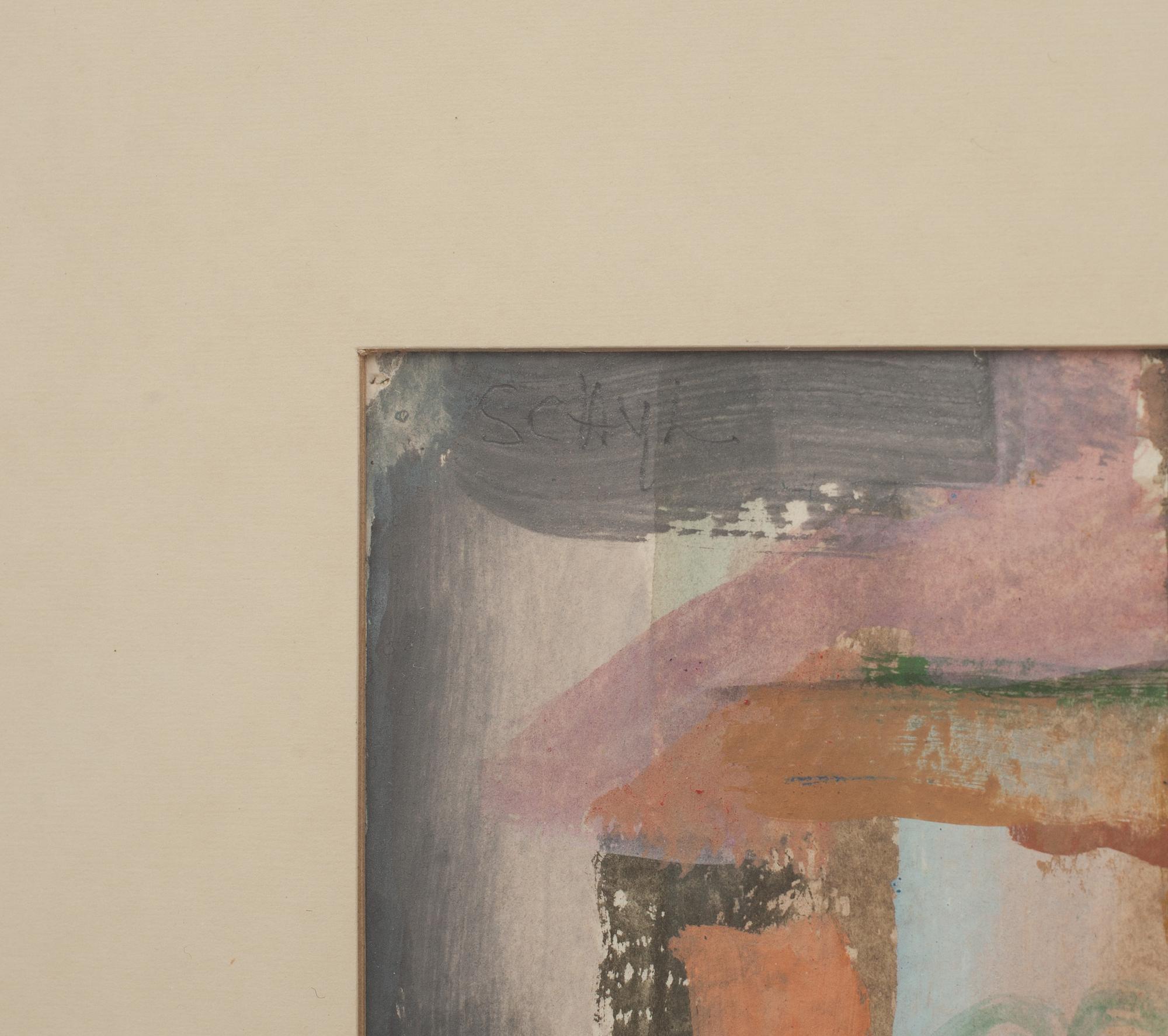 JULES SCHYL, gouache, signerad.