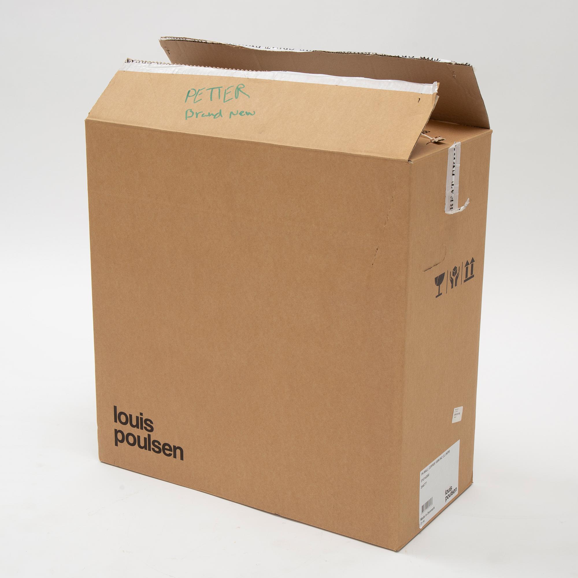 Poul Henningsen, ytterbelysning för vägg, "Modell PH/PH Wall", Louis Poulsen, Danmark.