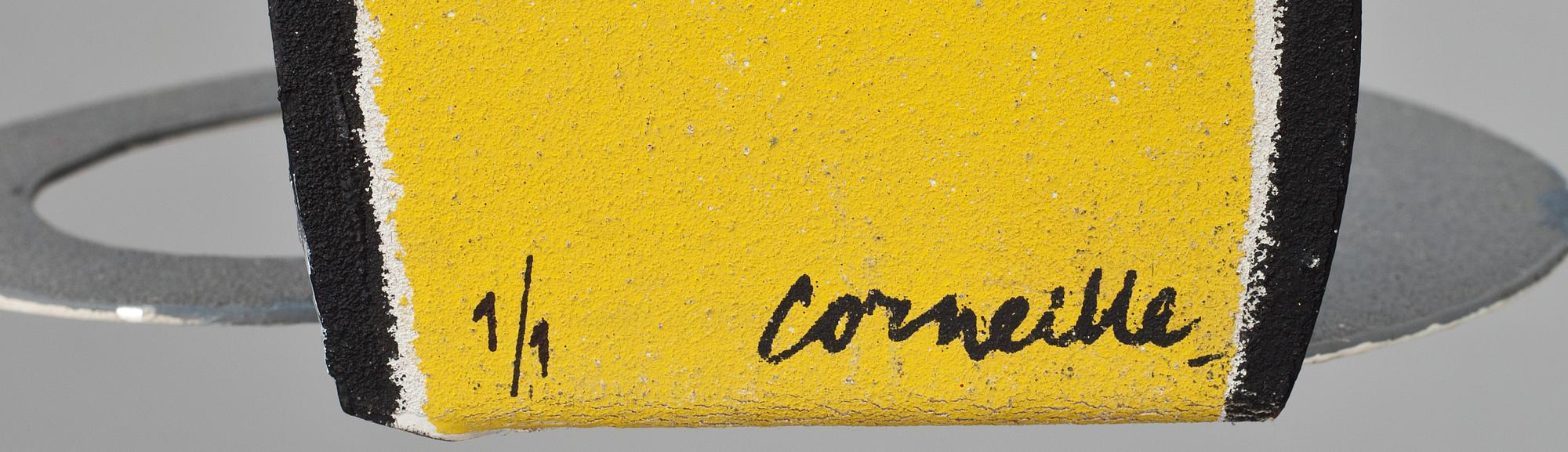 BEVERLOO CORNEILLE, polykrom metall, signerad och numrerad 1/1.