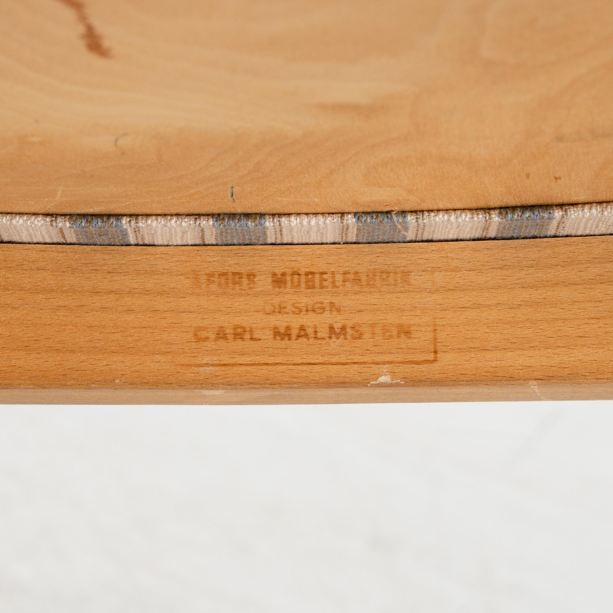 Carl Malmsten, matgrupp, 6 delar, "Herrgården", Åfors Möbelfabrik, 1900-talets andra hälft.