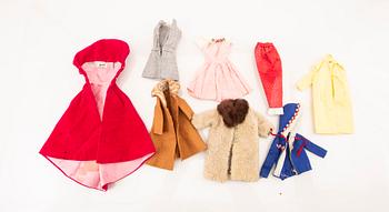 Dockor 4 st "Barbie", "Skipper" och "Ken" Mattel Japan 1900-talets andra hälft.