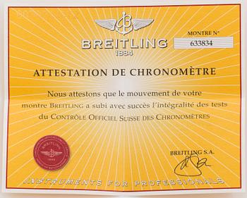 BREITLING, Chrono SuperOcean (500M/1650FT), Chronometre, chronograph, wristwatch, 42 mm,