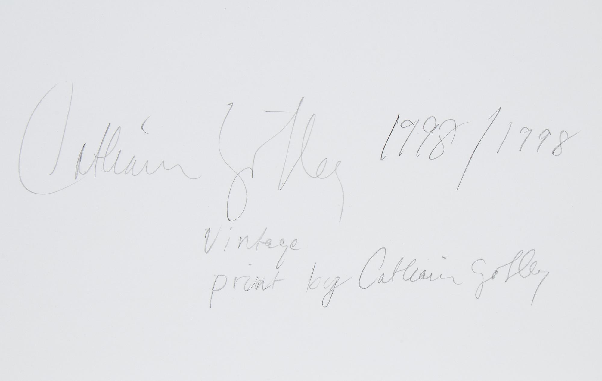 CATHARINA GOTBY, Fotografi, "Utan titel 1998".