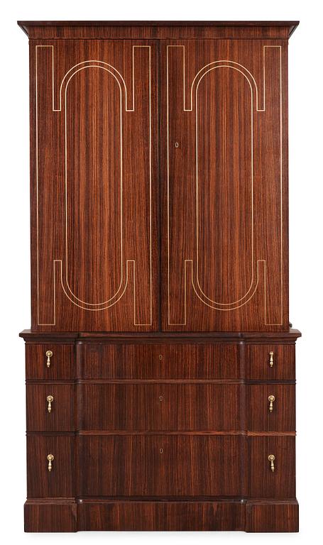 An Axel Bäck palisander cabinet, Eksjö 1949.