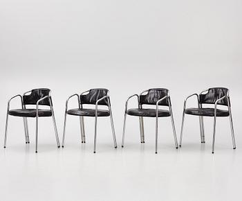 Karmstolar, 4 st, 1900-talets andra hälft.